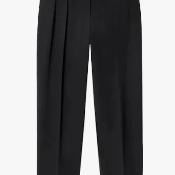 COS Fluid Tailored Black Trousers NWT Size 44 Minimal Wide Leg Pants - Picture 5 of 5